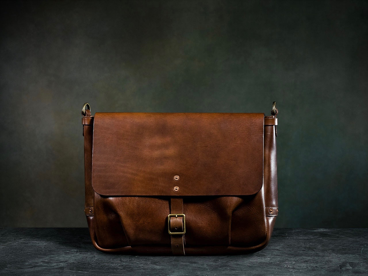 Brown Leather Mailbag - Satchel & Page Men's Leather Messenger Bag