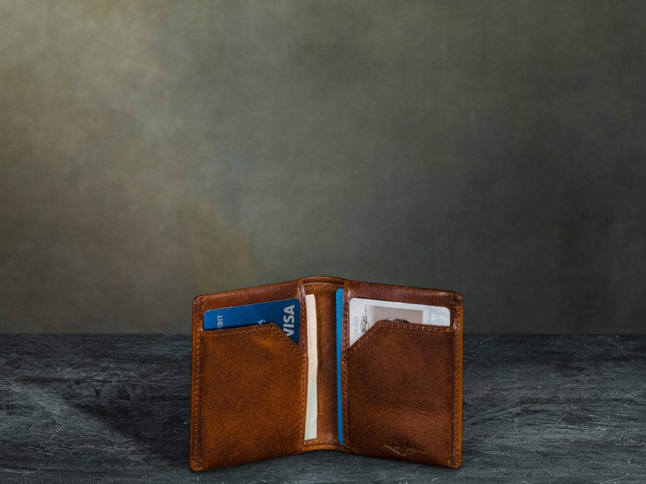 Leather Card Wallet, Men's Brown Leather Card Wallet from Satchel & Page Leather Card Wallet, Men's Brown Leather Card Wallet from Satchel & Page
