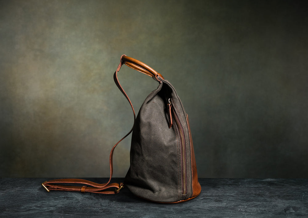Waxed Canvas Daypack - Satchel & Page Daypack