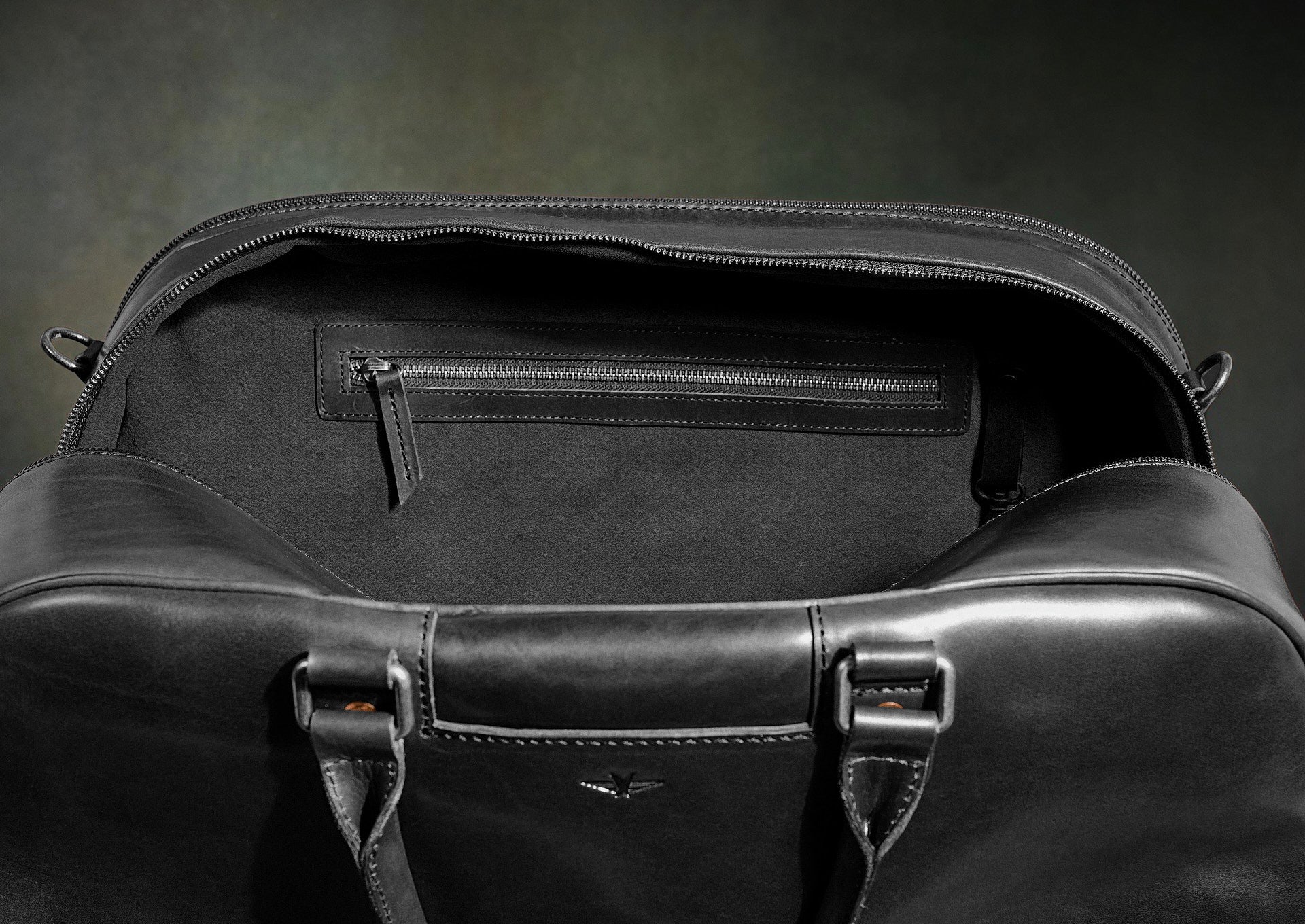 Leather Duffle Bag - Men's Brown Weekender Bag from Satchel & Page