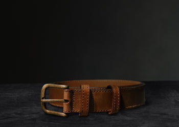 Brown Leather Belt – Satchel & Page