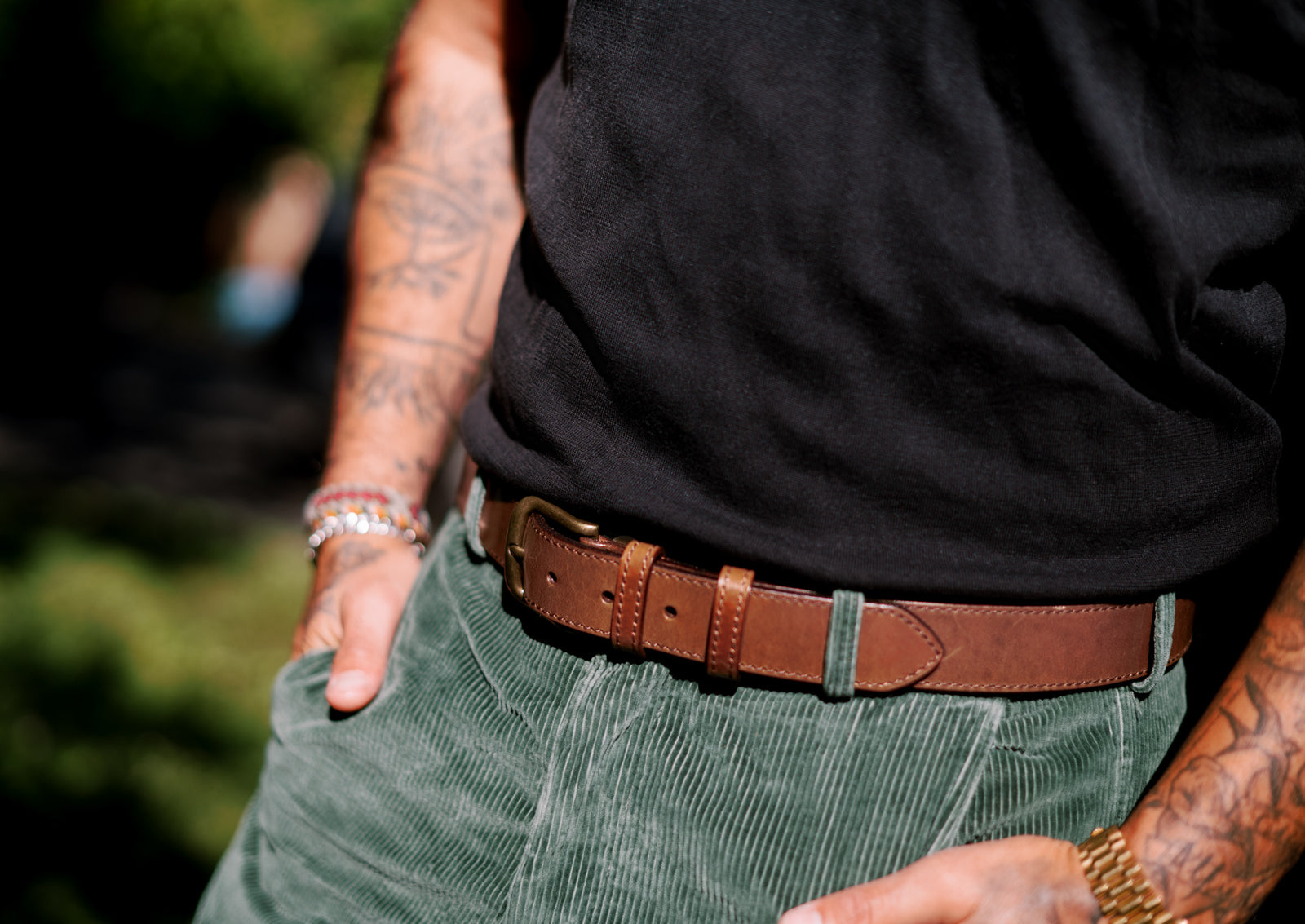 Brown Leather Belt – Satchel & Page