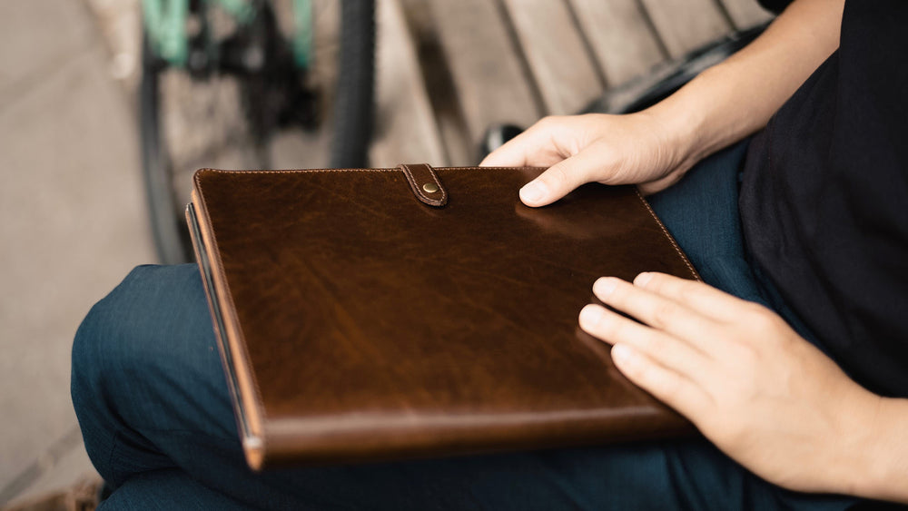 Leather Padfolio Satchel & Page iPad Pro Padfolio