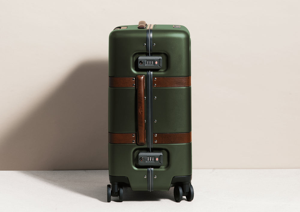 Carry On Framed Polycarbonate - Satchel & Page Green Carry On