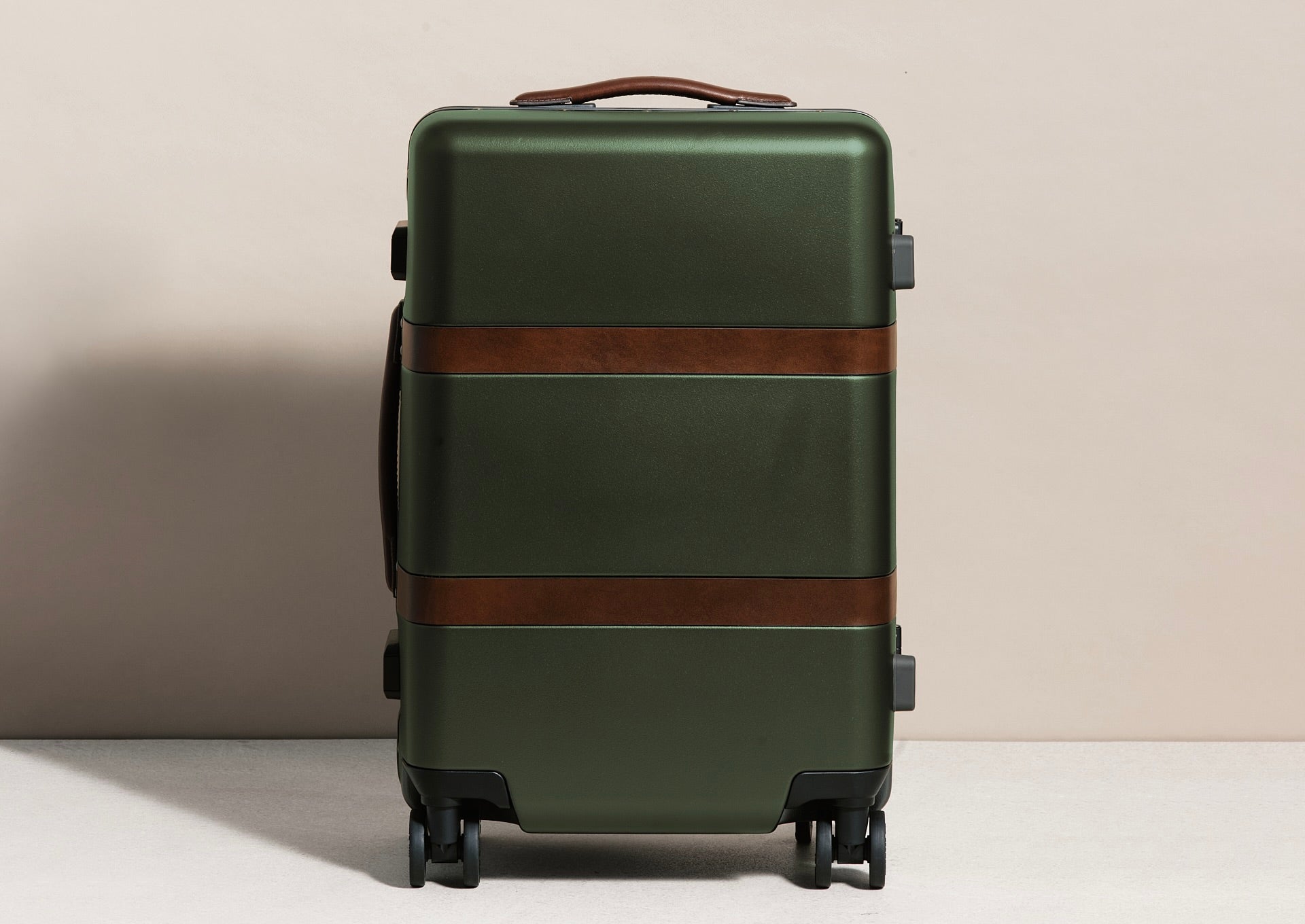 Carry On Framed Polycarbonate - Satchel & Page Green Carry On