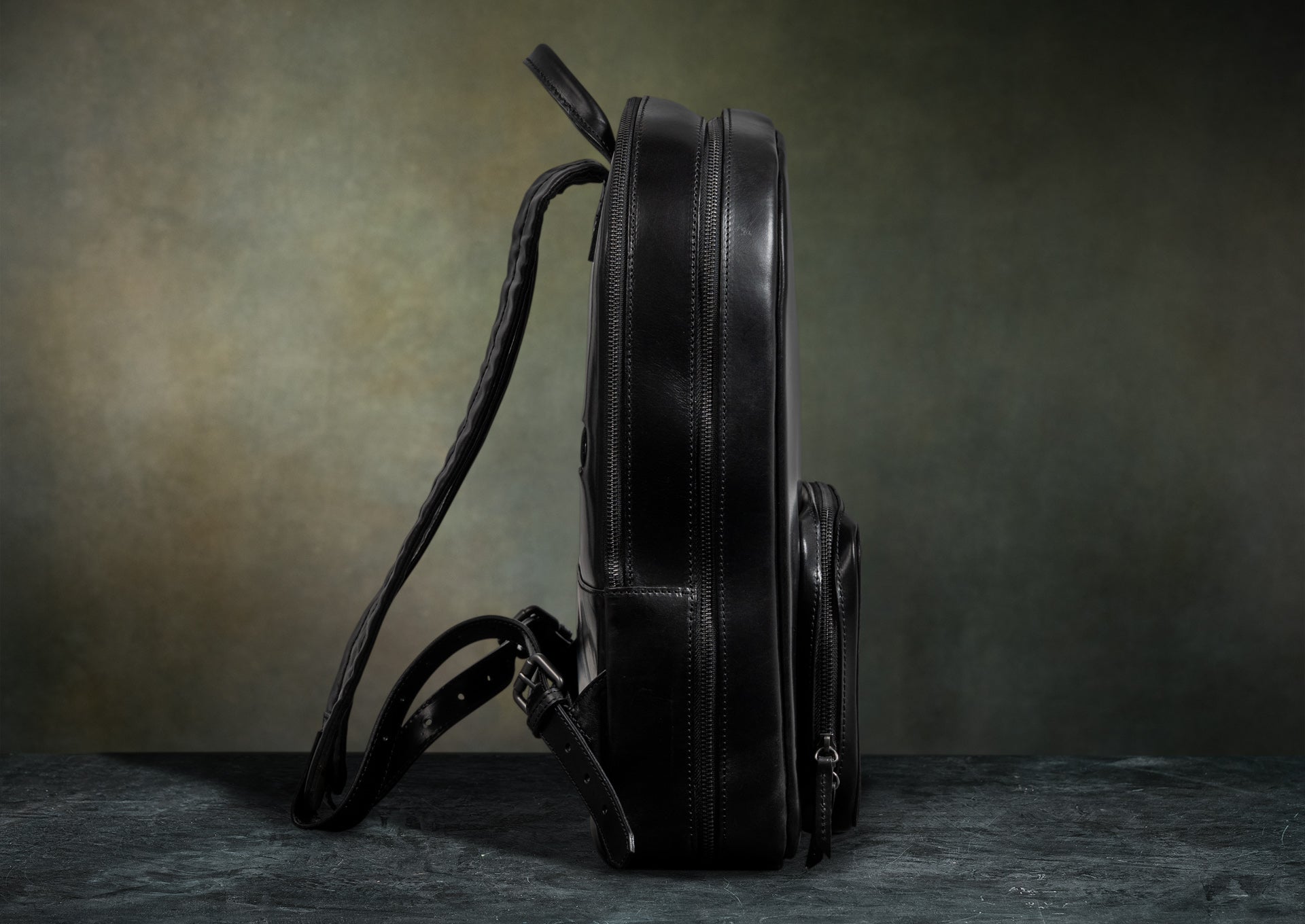 Leather Backpack, Men's Brown Leather Laptop Backpack from Satchel & Page