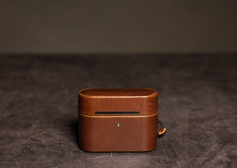 Airpods Pro 2nd Generation full grain leather case