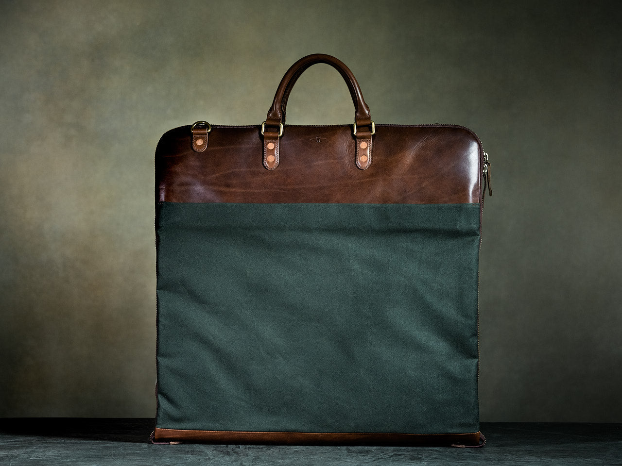 Waxed Canvas Garment Bag