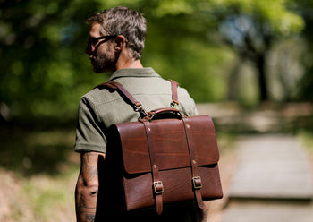 Oxblood Classic Briefcase With Key-lock Closure
