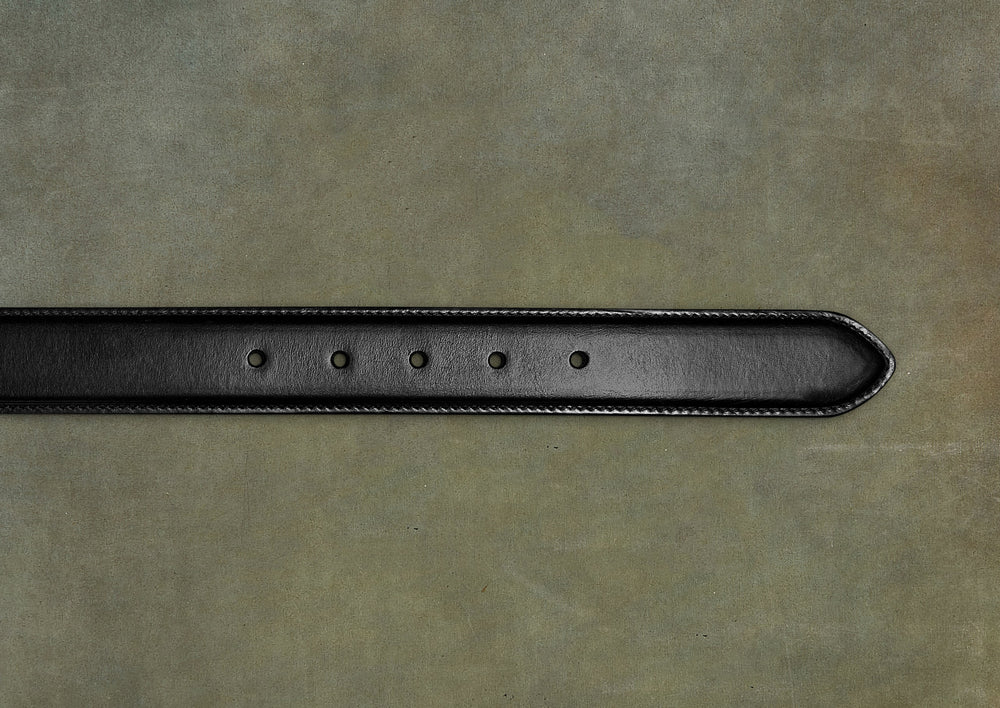 Black Leather Dress Belt – Satchel & Page