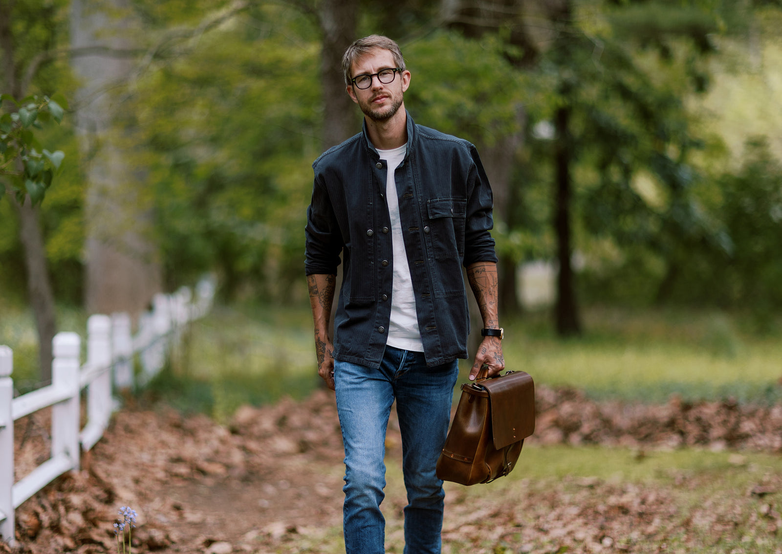 Leather postal hotsell messenger bag