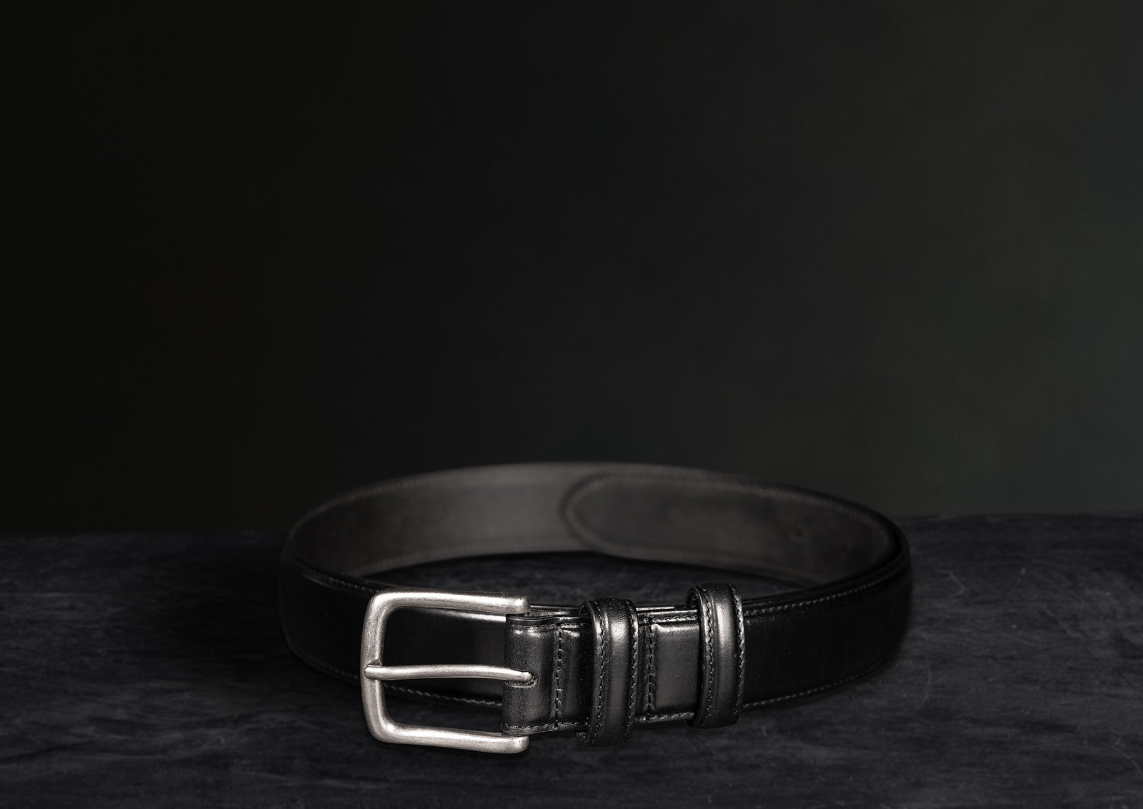 Black Leather Dress Belt Satchel & Page Black Leather Dress Belt Satchel & Page