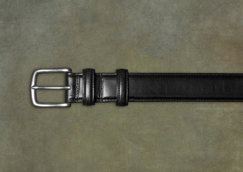 Black Leather Dress Belt Satchel & Page Black Leather Dress Belt Satchel & Page