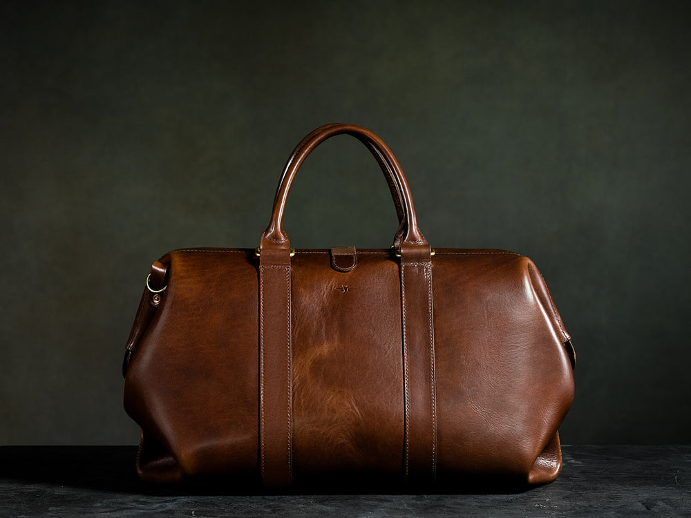 TEG Leather gladstone bag