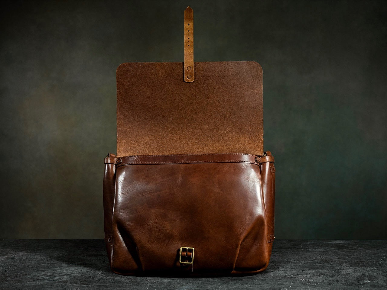 Brown Leather Messenger Bag - Satchel & Page Men's Leather