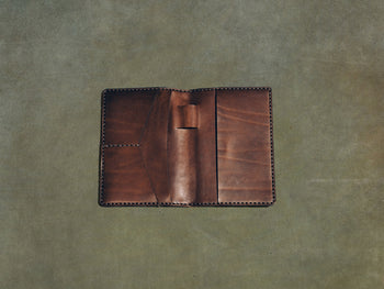 Leather Field Notes Cover, Passport Wallet - Satchel & Page Wallets