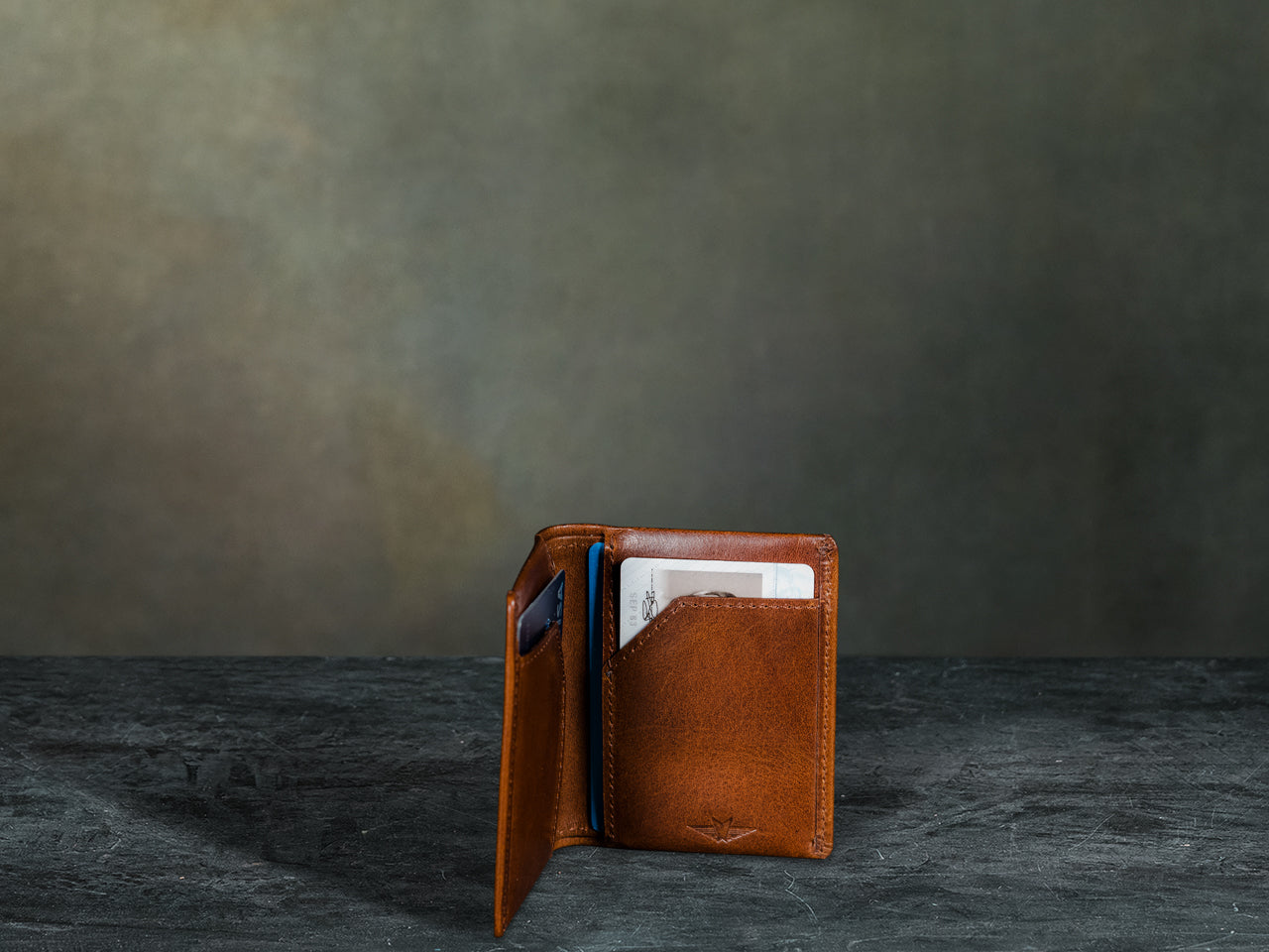 Leather Card Wallet, Men's Brown Leather Card Wallet from Satchel & Page Leather Card Wallet, Men's Brown Leather Card Wallet from Satchel & Page
