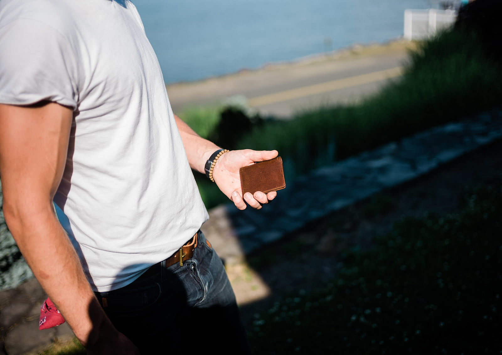 leather card wallet Satchel & Page