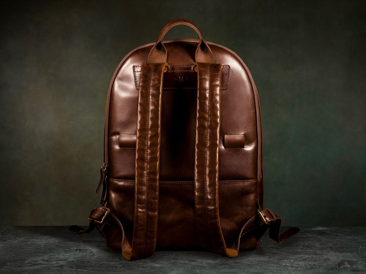 Leather Backpack Men s Brown Leather Laptop Backpack from Satchel Page