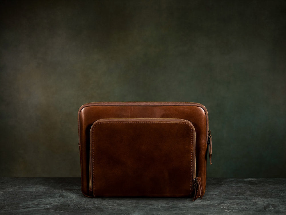 Brown Leather Laptop Sleeve Men s 13 Laptop Sleeve from Satchel Page