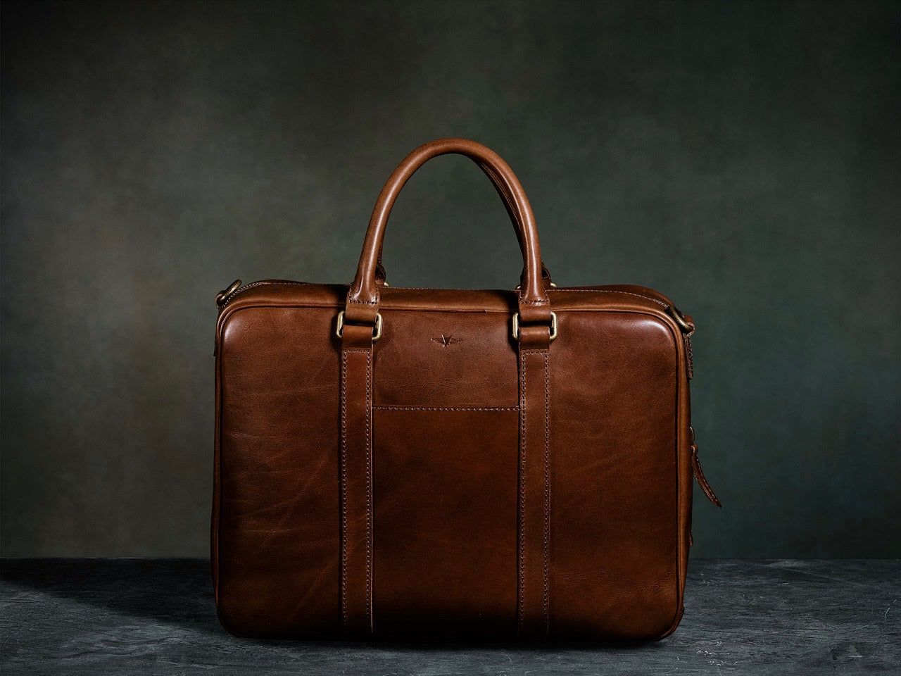 Luxury Leather Satchel Briefcase for Men